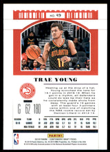 2019-20 Panini Contenders Draft Picks #49 Trae Young