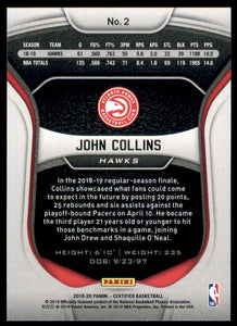 2019-20 Certified #2 John Collins