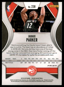 2019-20 Panini Prizm Prizms Silver #238 Jabari Parker