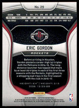 2019-20 Certified #29 Eric Gordon