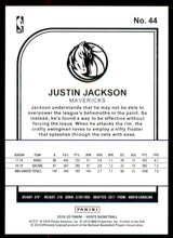 2019-20 Hoops #44 Justin Jackson