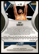 2019-20 Panini Prizm Prizms Green #168 Rudy Gobert
