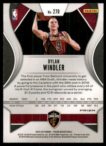 2019-20 Panini Prizm Prizms Ruby Wave #270 Dylan Windler