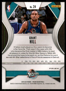 2019-20 Panini Prizm Prizms Red White and Blue #24 Grant Hill