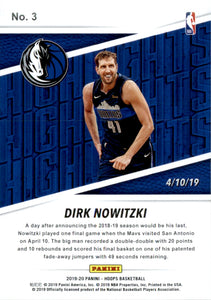 2019-20 Hoops Highlights #3 Dirk Nowitzki