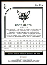 2019-20 Hoops #229 Cody Martin RC
