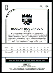 2019-20 Hoops #168 Bogdan Bogdanovic