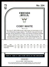 2019-20 Hoops #204 Coby White RC