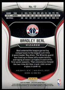 2019-20 Certified #17 Bradley Beal