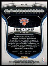 2019-20 Certified #88 Frank Ntilikina