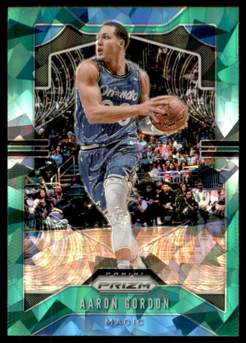 2019-20 Panini Prizm Prizms Green Ice #190 Aaron Gordon