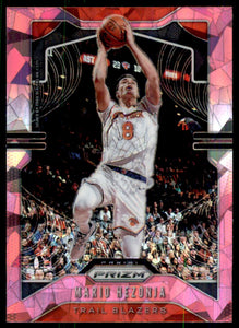 2019-20 Panini Prizm Prizms Pink Ice #219 Mario Hezonja