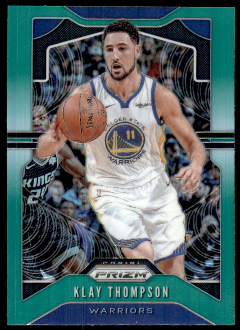 2019-20 Panini Prizm Prizms Green #209 Klay Thompson