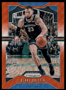 2019-20 Panini Prizm Prizms Ruby Wave #91 Blake Griffin