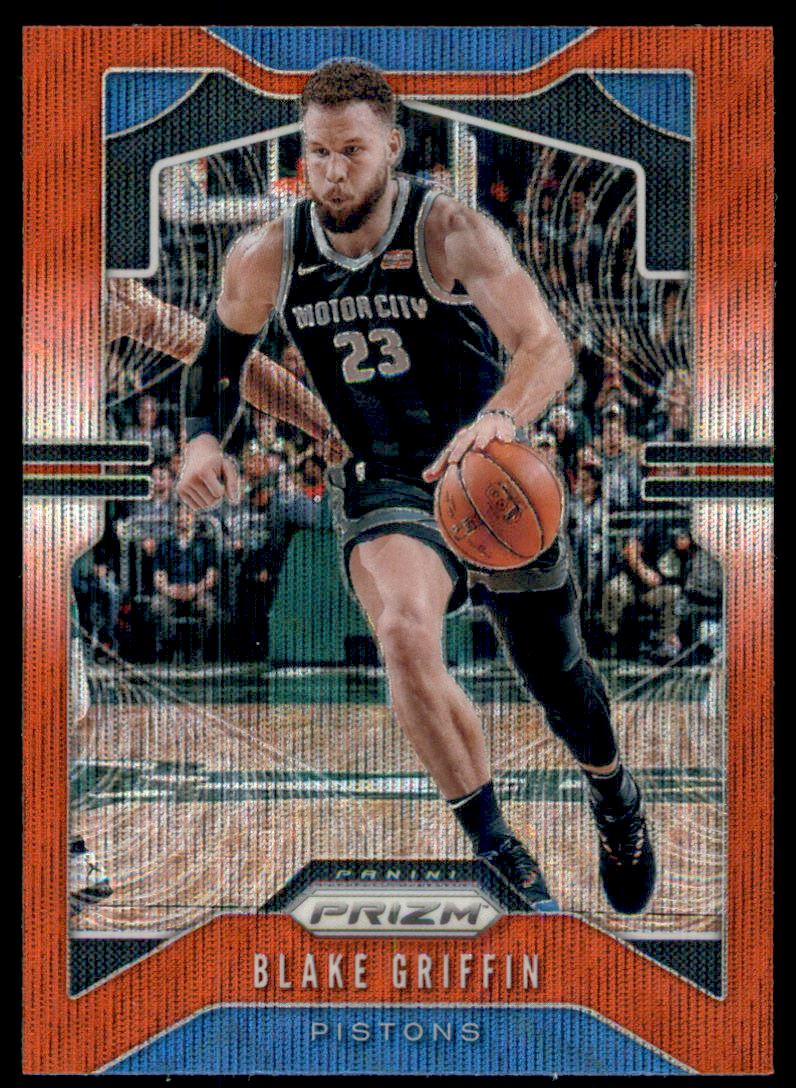 2019-20 Panini Prizm Prizms Ruby Wave #91 Blake Griffin