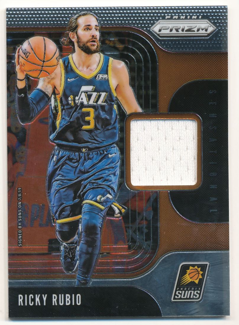 2019-20 Panini Prizm Sensational Swatches #48 Ricky Rubio