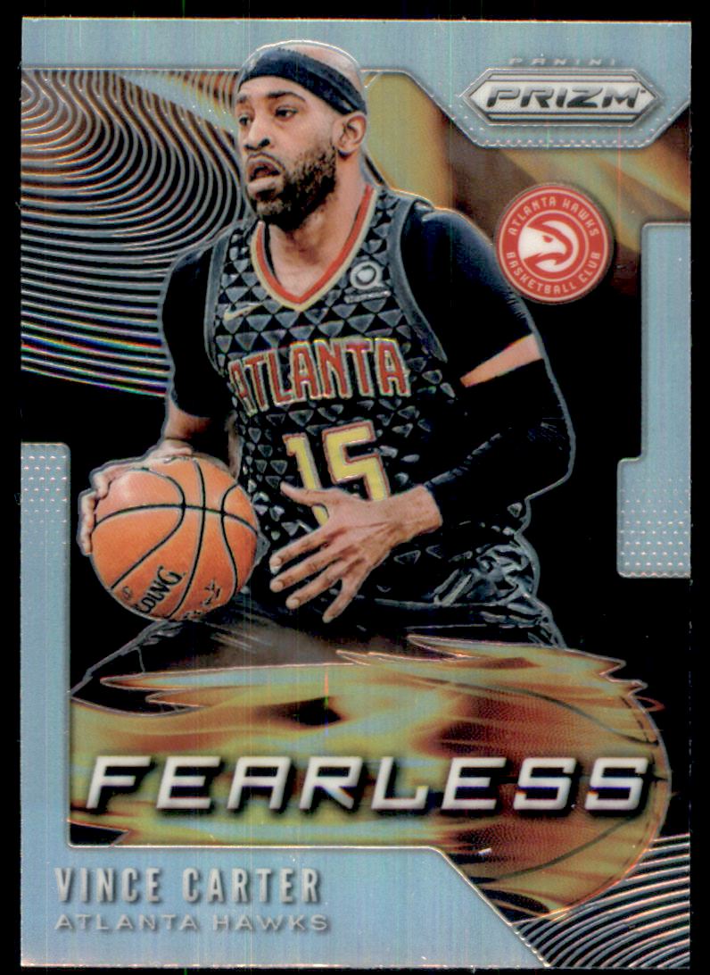 2019-20 Panini Prizm Fearless Prizms Silver #10 Vince Carter