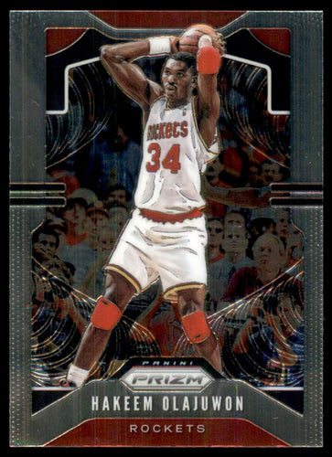 2019-20 Panini Prizm #4 Hakeem Olajuwon