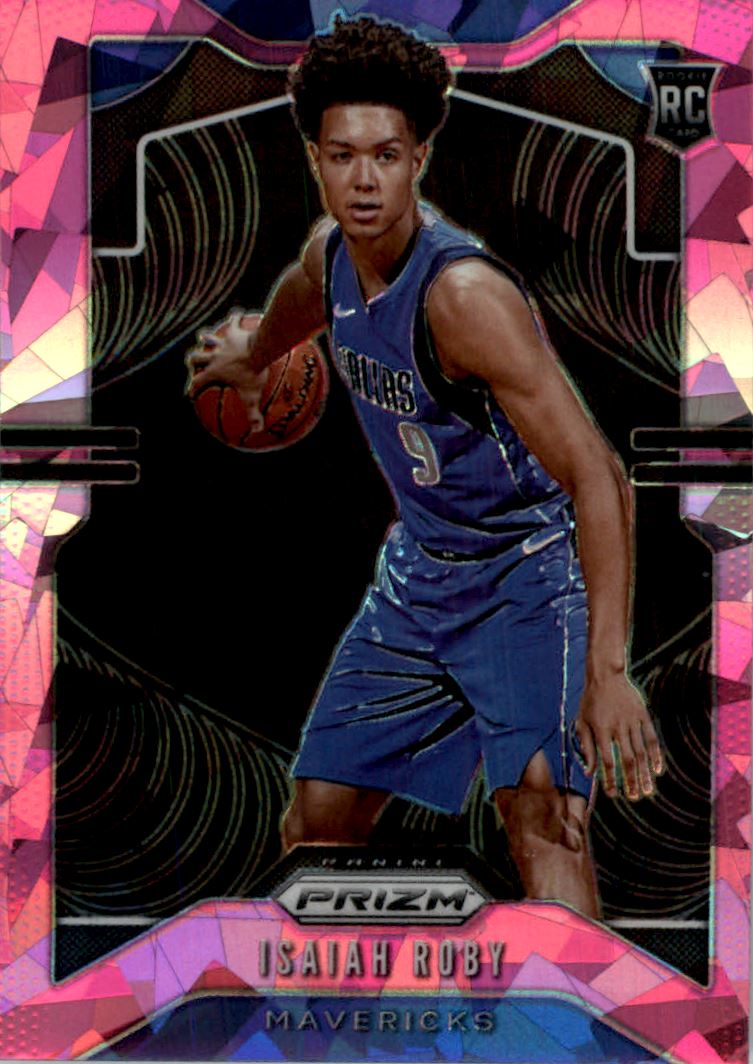 2019-20 Panini Prizm Prizms Pink Ice #283 Isaiah Roby