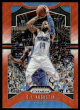 2019-20 Panini Prizm Prizms Ruby Wave #197 D.J. Augustin