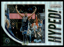 2019-20 Panini Prizm Get Hyped! Prizms Silver #1 Karl-Anthony Towns