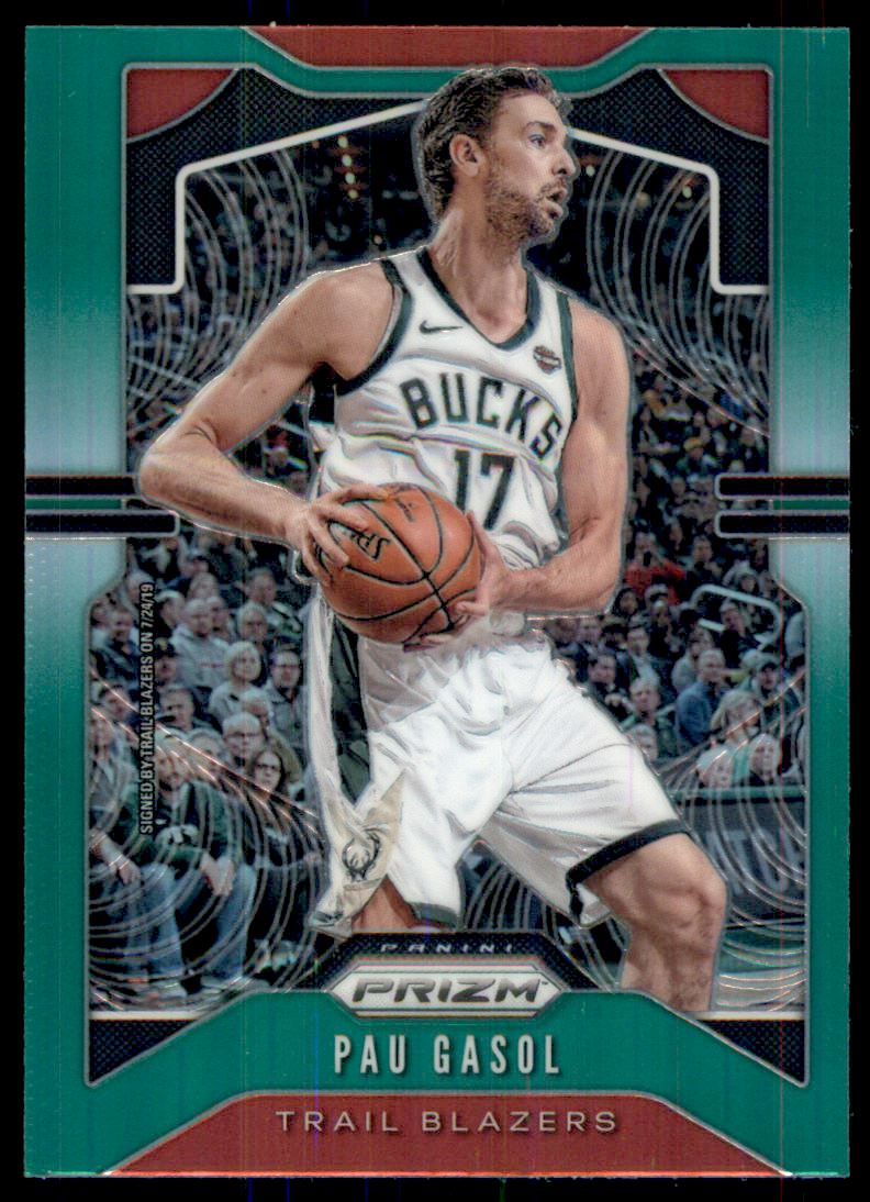 2019-20 Panini Prizm Prizms Green #233 Pau Gasol