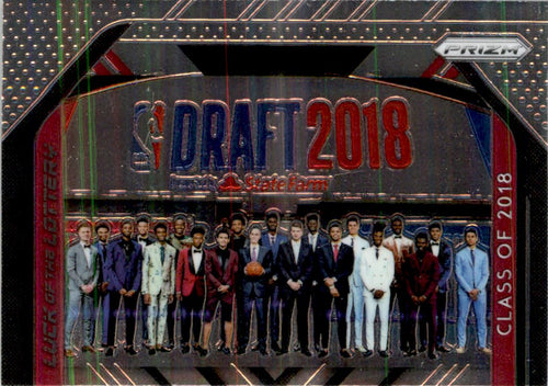 2018-19 Panini Prizm Luck of the Lottery #15 Aaron Holiday/Chandler Hutchison/Donte DiVincenzo/Marvin Bagley III/Mikal Bridges/Miles Bridges/Mo Bamba/Shai Gilgeous-Alexander/Trae Young/Collin Sexton/Deandre Ayton/J