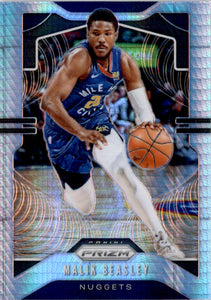 2019-20 Panini Prizm Prizms Hyper #86 Malik Beasley