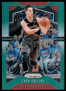 2019-20 Panini Prizm Prizms Green #116 Zach Collins