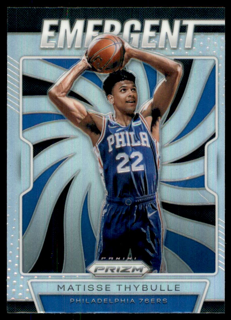 2019-20 Panini Prizm Emergent Prizms Silver #18 Matisse Thybulle