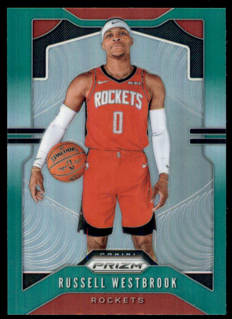 2019-20 Panini Prizm Prizms Green #182 Russell Westbrook