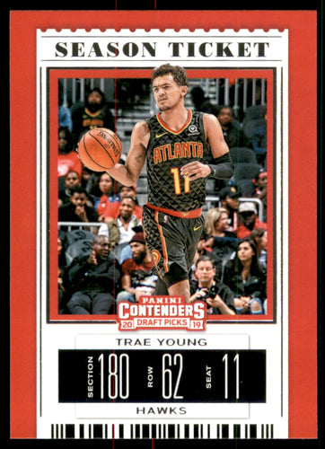 2019-20 Panini Contenders Draft Picks #49 Trae Young