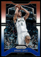 2019-20 Panini Prizm Prizms Red White and Blue #234 Brook Lopez
