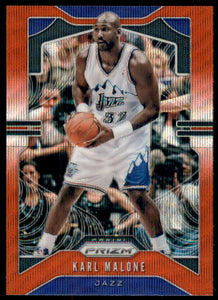 2019-20 Panini Prizm Prizms Ruby Wave #19 Karl Malone