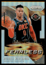 2019-20 Panini Prizm Fearless Prizms Silver #4 Russell Westbrook