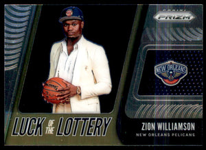 2019-20 Panini Prizm Luck of the Lottery #1 Zion Williamson