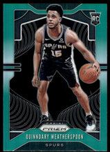 2019-20 Panini Prizm Prizms Green #285 Quinndary Weatherspoon