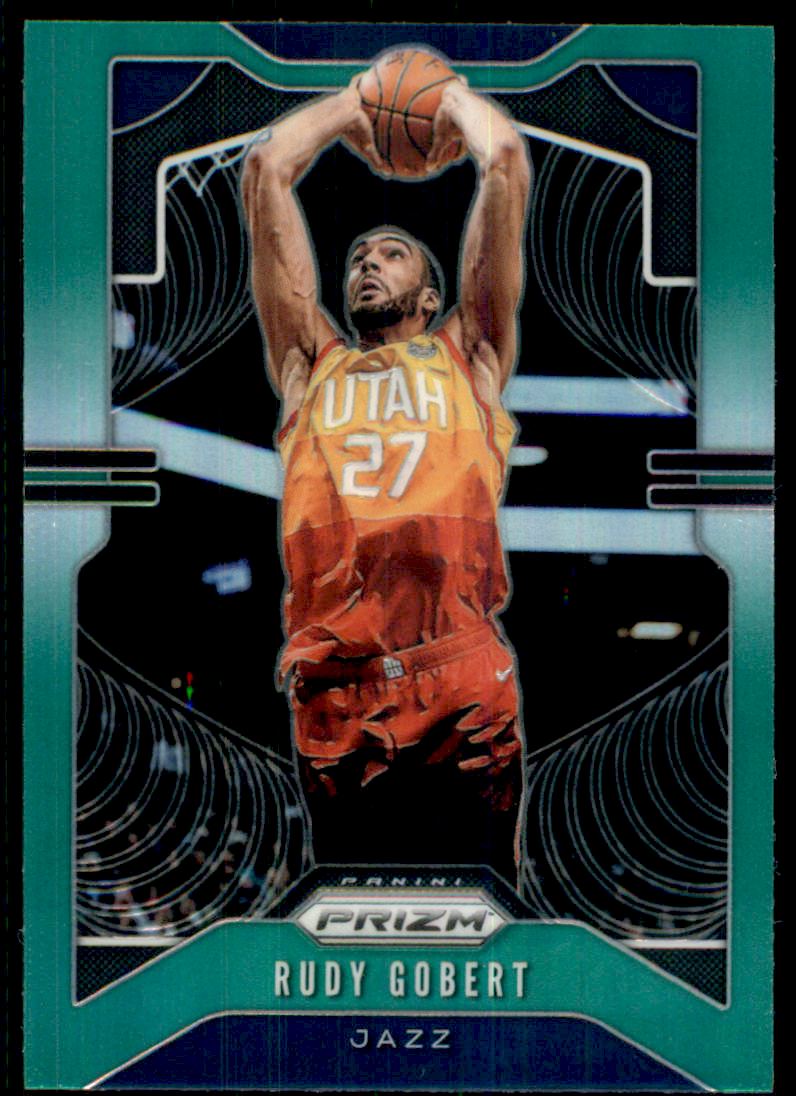 2019-20 Panini Prizm Prizms Green #168 Rudy Gobert