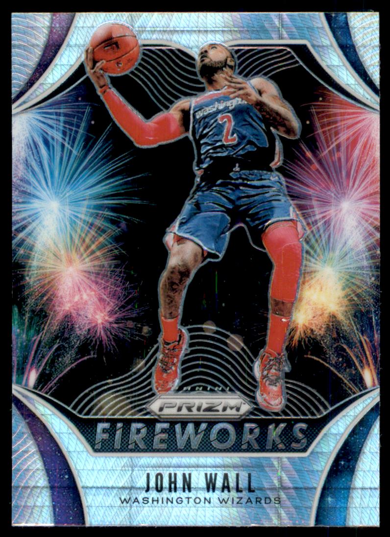 2019-20 Panini Prizm Fireworks Prizms Hyper #16 John Wall