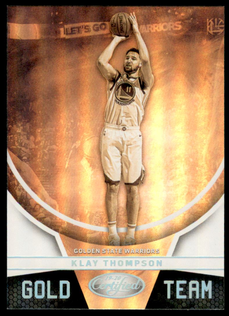 2019-20 Certified Gold Team #26 Klay Thompson