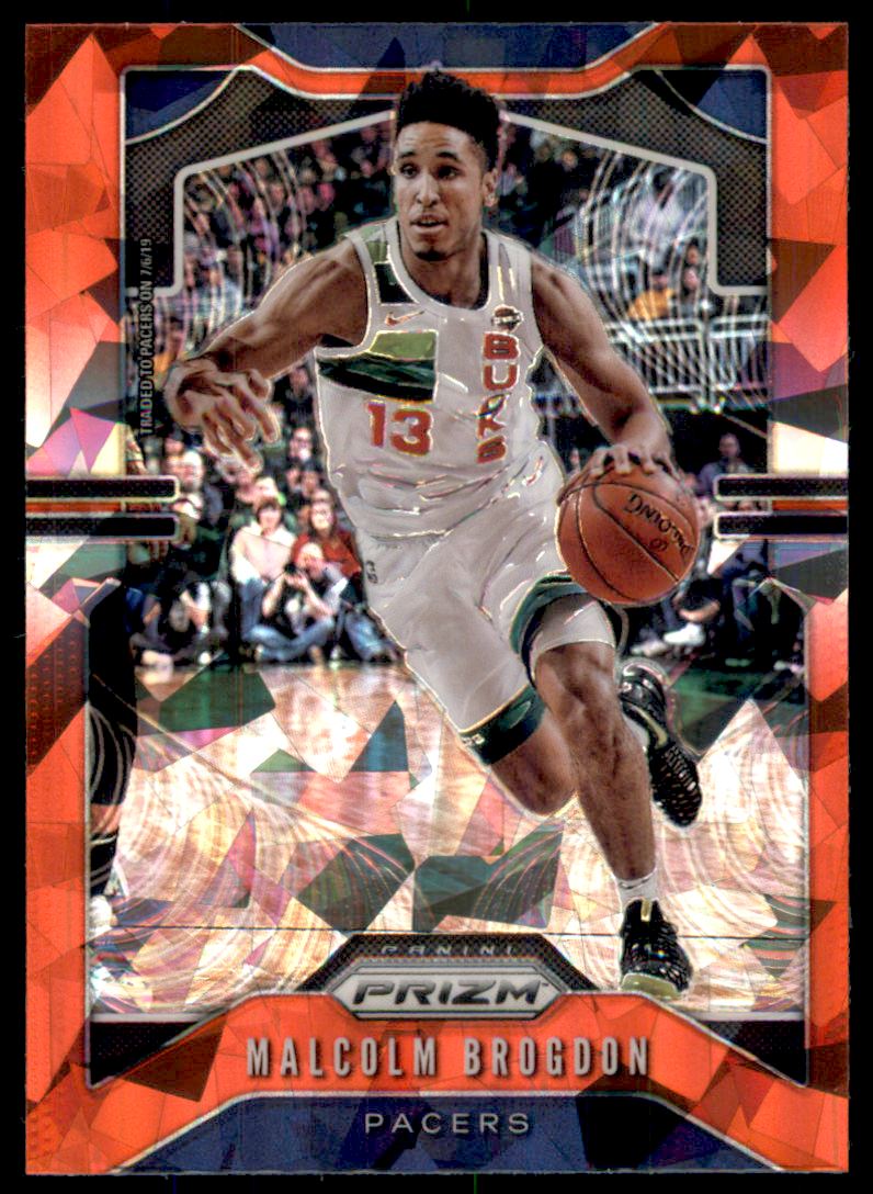 2019-20 Panini Prizm Prizms Red Ice #232 Malcolm Brogdon