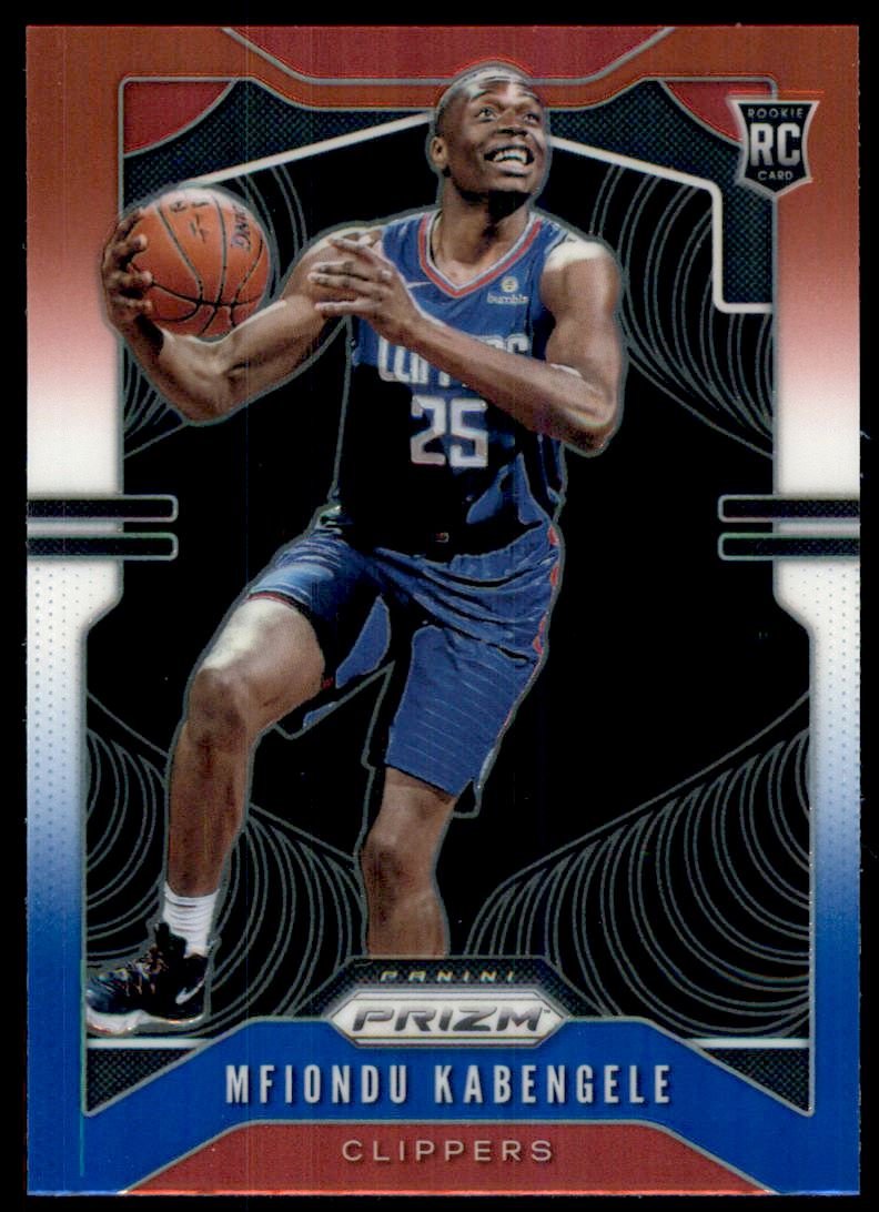 2019-20 Panini Prizm Prizms Red White and Blue #271 Mfiondu Kabengele