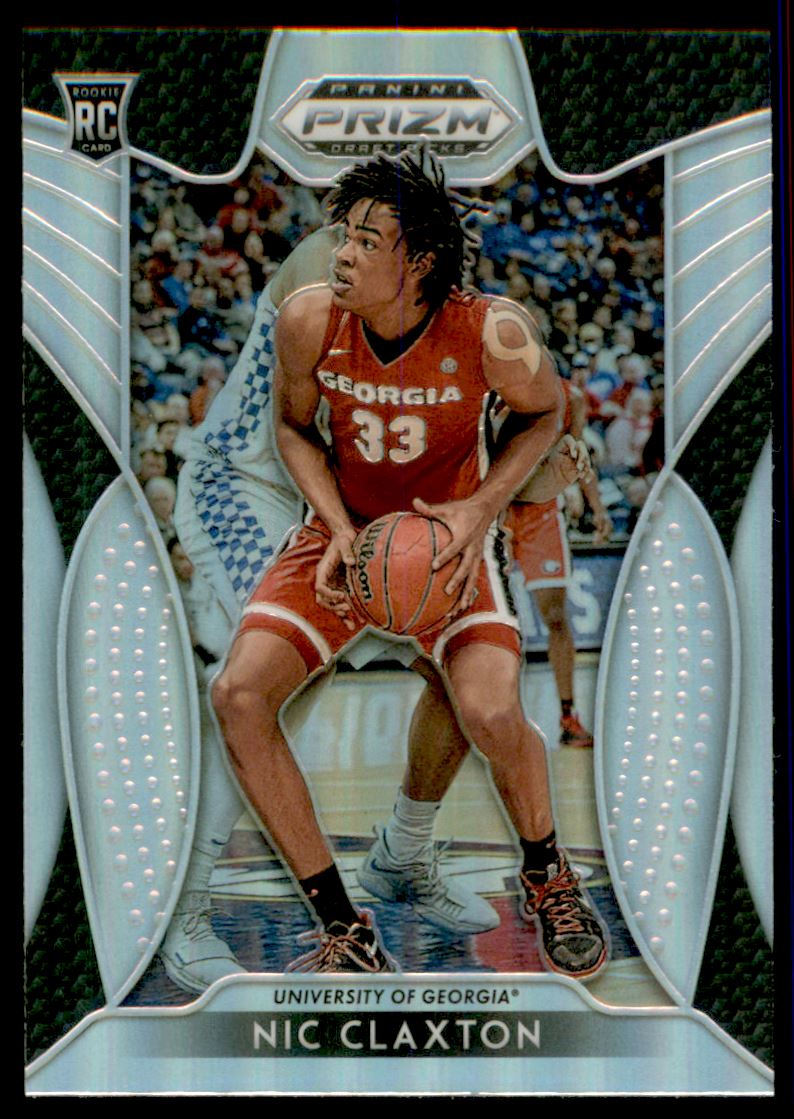 2019-20 Panini Prizm Draft Picks Prizms Silver #96 Nicolas Claxton