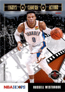 2019-20 Hoops Lights Camera Action Winter #13 Russell Westbrook