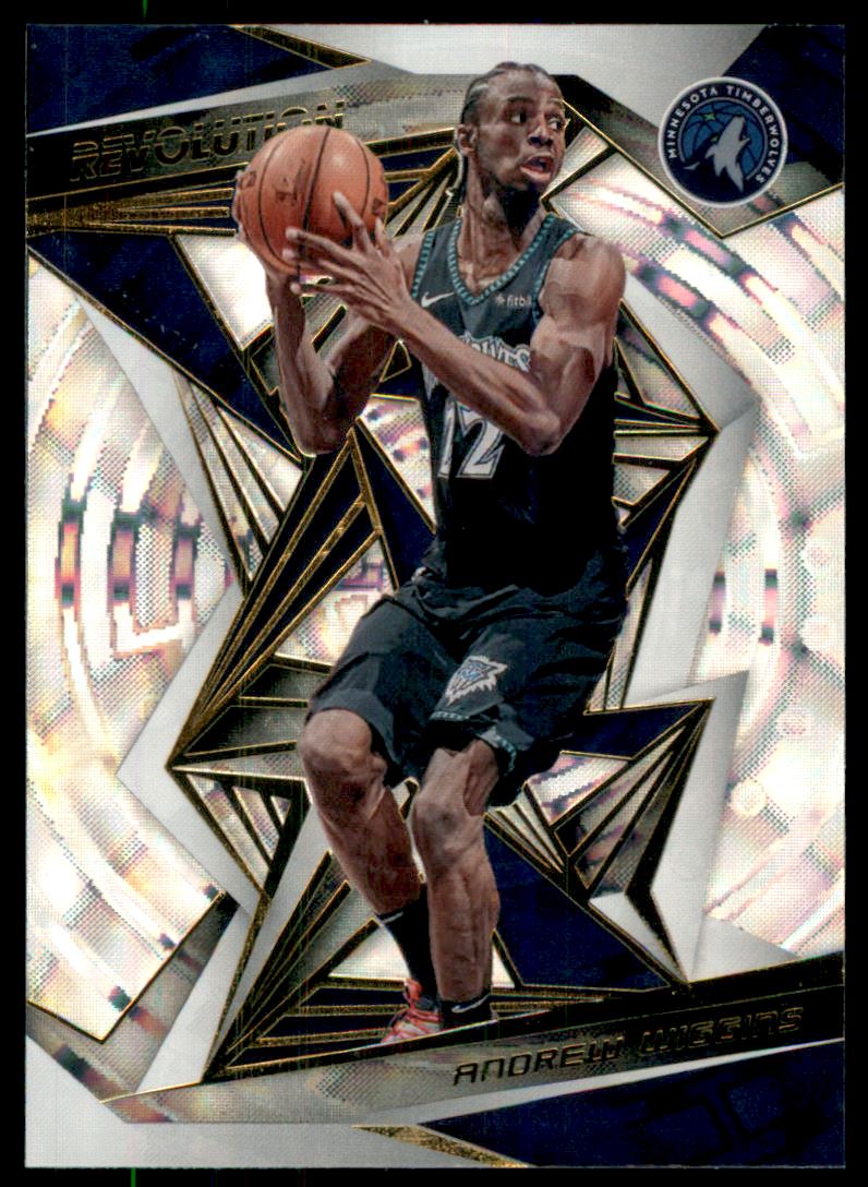 2019-20 Panini Revolution Fractal #77 Andrew Wiggins