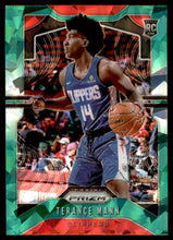 2019-20 Panini Prizm Prizms Green Ice #296 Terance Mann