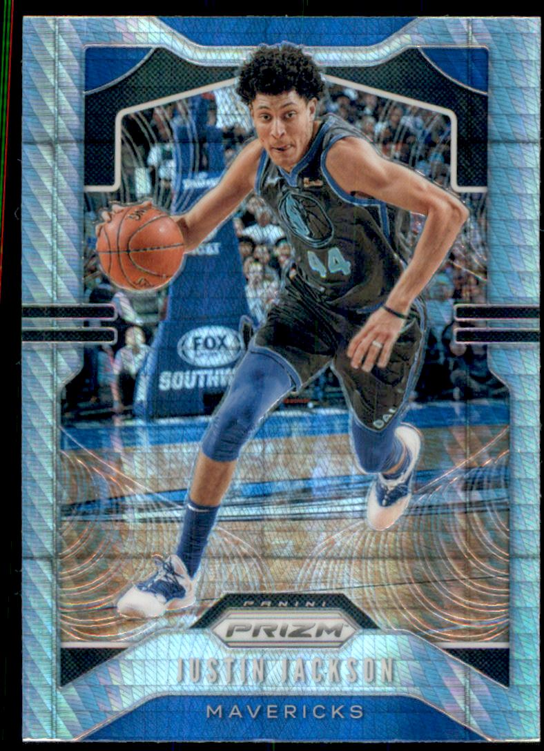 2019-20 Panini Prizm Prizms Hyper #80 Justin Jackson