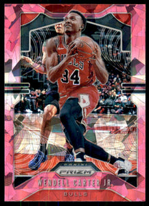 2019-20 Panini Prizm Prizms Pink Ice #65 Wendell Carter Jr.