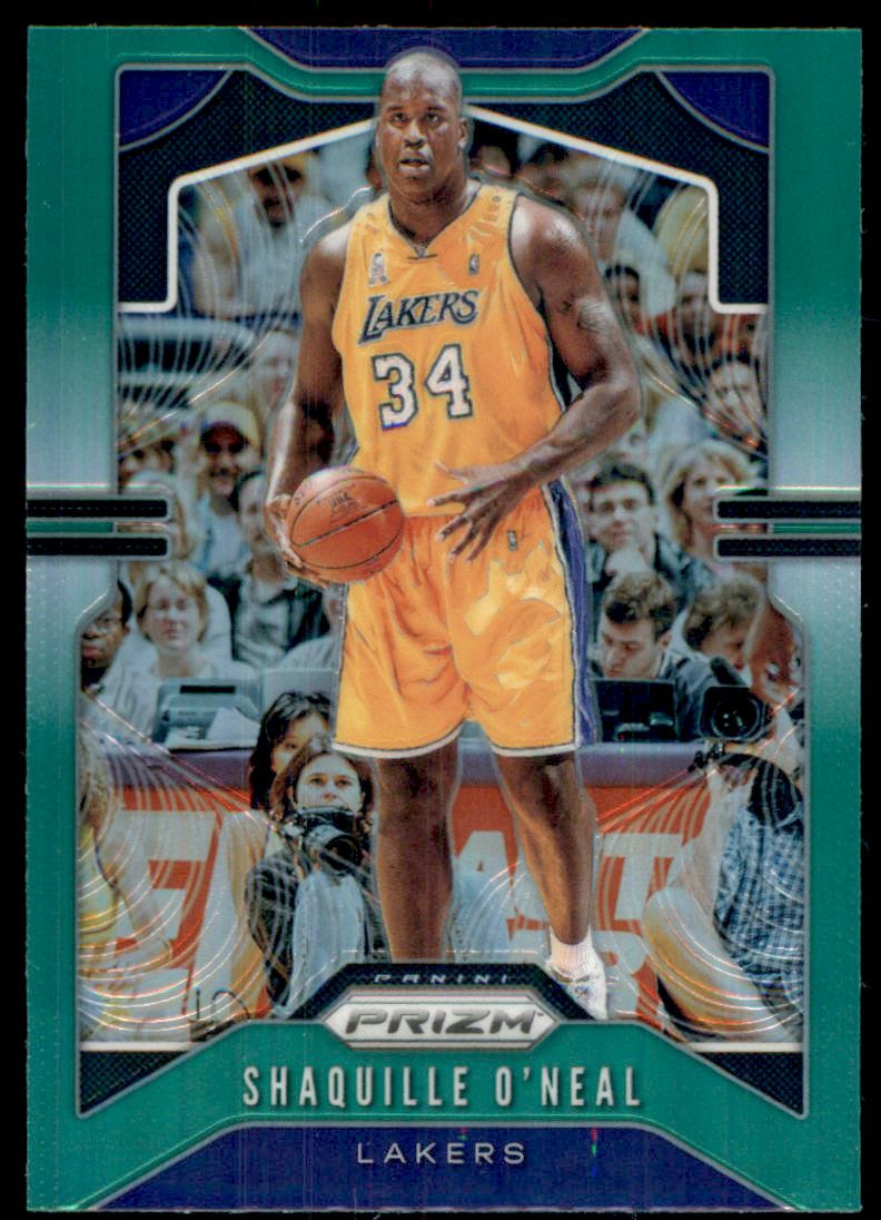 2019-20 Panini Prizm Prizms Green #11 Shaquille O'Neal