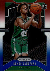 2019-20 Panini Prizm Prizms Red White and Blue #260 Romeo Langford